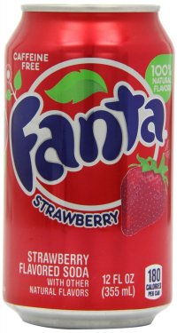 Fanta Strawberry  Originální chuť, dovoz z USA. UPOZORNĚNÍ: Toto zboží může být dočasně vyprodané. O aktuální možnosti odběru se prosím informujte na tel. +420 725 452 600 nebo e-mail borro@seznam.cz 