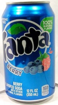 Fanta Berry Originální chuť, dovoz z USA. UPOZORNĚNÍ: Toto zboží může být dočasně vyprodané. O aktuální možnosti odběru se prosím informujte na tel. +420 725 452 600 nebo e-mail borro@seznam.cz 