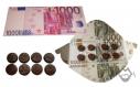 Bankovka EURO  Kvalitní belgická čokoláda. Rozměr: 290x122x8mm 